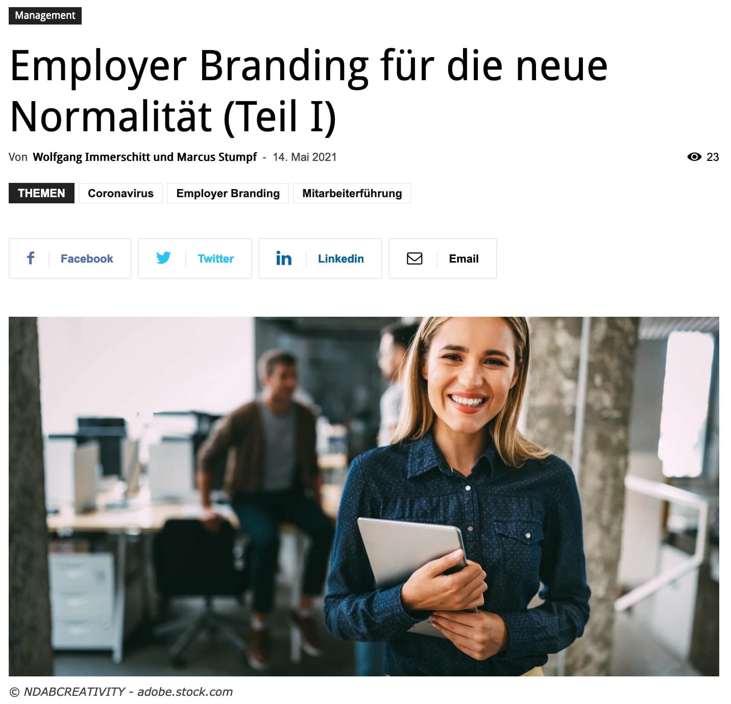 Employer Branding für die neue Normalität (Teil 1)